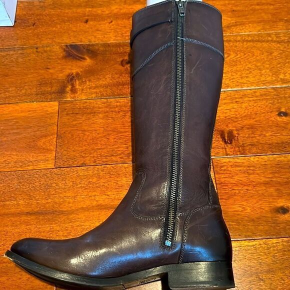 Frye Molly Button Tall Black Boot Size 7 - Picture 12 of 16